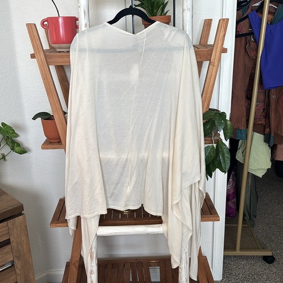 NWT Brooks Brothers Cream Cardigan Sweater One Size - Picture 5 of 5